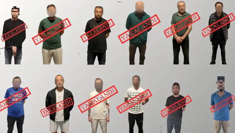Kırmızı Bültenle Aranan 12 Kişi Ulusal Operasyonla Ele Geçirildi